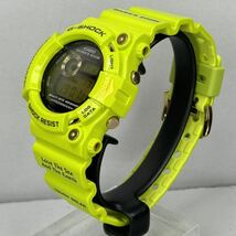 未使用極美品 箱説タグ付G-SHOCK GW-200F-3JR 2004年 アースウォッチ アマガエル 雨蛙 FROGMAN フロッグマン タフソーラー ライムグリーン_画像7