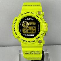 未使用極美品 箱説タグ付G-SHOCK GW-200F-3JR 2004年 アースウォッチ アマガエル 雨蛙 FROGMAN フロッグマン タフソーラー ライムグリーン_画像5