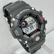 極美品 G-SHOCK GW-9400-1 レンジマン タフソーラー 電波受信 電波ソーラー マルチバンド6 方位/気圧/温度計 トリプルセンサー ブラック_画像2