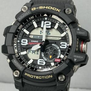 極美品 G-SHOCK GG-1000-1AJF MUDMASTER マッドマスター アナログ/デジタルコンビ アナデジ コンパス/温度計搭載 ツインセンサー ブラック