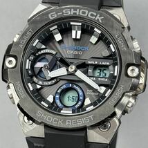 美品 G-SHOCK GST-B400-1A2JR GスチールG-STEEL ファイヤーパッケージ22 タフソーラー Bluetooth搭載モバイルリンク アナデジ ブラック_画像1