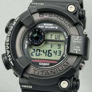 未使用同様 極美品G-SHOCK DW-8200ZU-1T FROGMAN'99 フロッグマン99 復刻版 MEN IN BLACK メンインブラック チタンケース ブラック 潜水蛙