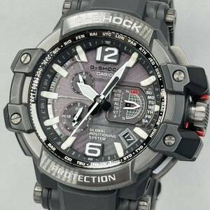 極美品 G-SHOCK GPW-1000FC-1AJF グラビティマスター タフソーラー 電波受信 GPSハイブリッド電波ソーラー マルチバンド6 メタルバンド