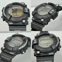 極美品G-SHOCK DW-8200Z-1T FROGMAN フロッグマン MEN IN BLACK メンインブラック MIB スクリューバック チタン ブラック シルバー 潜水蛙_画像4