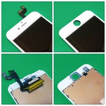 純正再生品 iPhone6s フロントパネル 白 純正液晶 自社再生 業者 LCD 交換 リペア 画面割れ iphone 修理 ガラス割れ 防水テープ付 工具無._画像2
