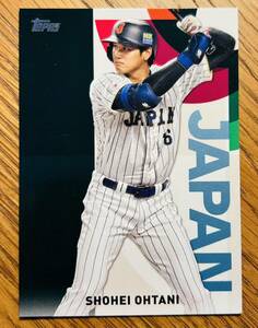 2023 Topps Japan Edition 大谷翔平 Shohei Ohtani WBC インサート WBC-1（コーナー難あり）