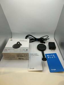 新品同様　Google Chromecast グーグルクロームキャスト　Amazonプライム　YouTube Android 