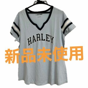 HarleyDavidson Harley Davidson ハーレーダビッドソン　ハーレー　Tシャツ 半袖 Vネック コットン