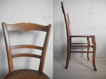アンティーク　フランス　LUTERMA製　ウッドチェア E [csw-2071]　椅子　店舗什器_画像3