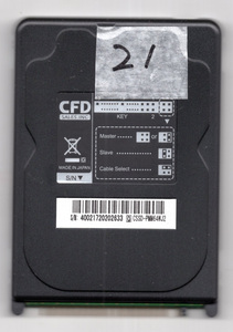 ☆ CFD SSD 2.5インチ 64GB IDE HDD (CSSD-PMM64WJ2) 中古 500時間 Disk21 ☆