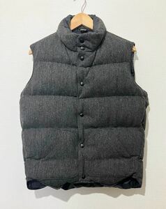 USA made FEATHERED FRIENDS × MONITARY RETRO BEAMS tweed down vest 