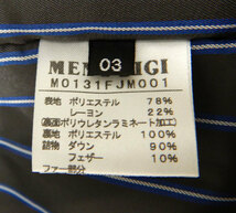 MEN'S BIGI メンズビギ WIND PROOF ダウンジャケット FB2810 サイズ3 黒 ブラック メンズ M0131FJM001_画像8