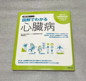 図解でわかる心臓病　最新治療が手に取るようにわかる （徹底対策シリーズ） 中村正人／監修　主婦の友社／編