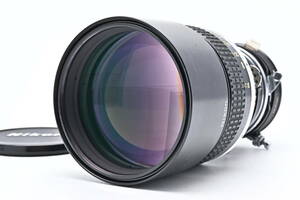 1B-536 Nikon ニコン Ai-S NIKKOR 135mm f/2 + K1～4 + F→C マウントアダプター マニュアルフォーカス 望遠 レンズ 大口径