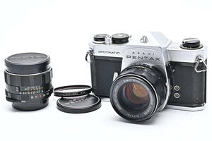 1B-290 PENTAX ペンタックス SP Super-Multi-Coated TAKUMAR 55mm f/1.8 + 28mm f/3.5 一眼レフフィルムカメラ マニュアルフォーカス