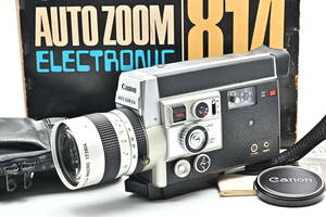 1B-787 Canon キヤノン AUTO ZOOM 814 ELECTRONIC ８ミリフィルムカメラ