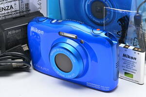 1A-295 ◆美品 Nikon ニコン COOLPIX S33 コンパクトデジタルカメラ 元箱 取扱説明書