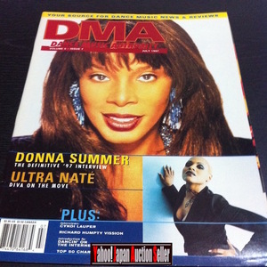 US Cub Music Magazine DMA July 1997 Donna Summer, Ultra Nate, Cyndi Lauper, Victor Imbres, Richard Hampty Vission