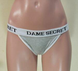 DAME SECRET スポーツ ショーツ 灰色 Mサイズ ビキニ スポーツ ジム アスリート トレーニング 下着