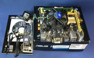 【中古】H81I-PLUS ITXマザー + Intel Pentium G3220 3.00GHz + 4GB メモリー セット品　動作確認品 #160350