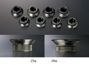 打ち変え用ブッシュ　アルミホイールナット当たり面用　25Φ　1個　ハヤシレーシング