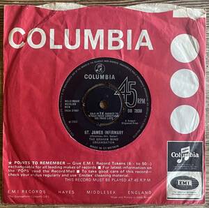 【レア！UK 7inch オリジナル】Graham Bond Organisation - St. James Infirmary/Soul Tango