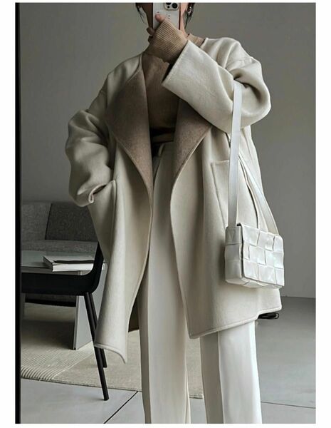 willfully no collar tailoring reversible medium coat