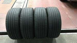 中古 4本 残溝約4mm 245/45R20 103W ピレリー　ピーゼロ　/　PIRELLI P-ZERO　宅急便着払い発送