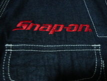 ☆Snap-on☆スナップオン☆10ozデニム☆ツナギ☆総刺繍☆数量限定☆Dポケット☆オールインワン☆Mサイズ☆ワンウォッシュ☆新品未使用☆_画像8