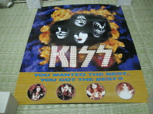 KISS / YOU WANTED THE BEST,YOU GOT THE BEST!! / ポスター 未使用品