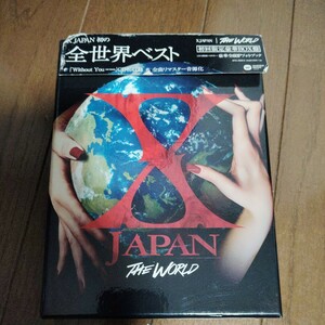 帯付 CD　X JAPAN　THE WORLD