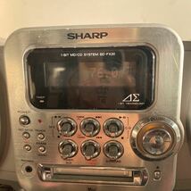 SHARP シャープ 1ビット CD/MDシステム　SD-FX20-S 現状品_画像2
