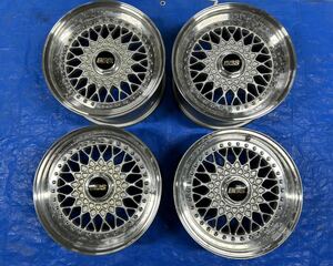 BBS RS RS039 040 16インチ PCD114.3 4穴 4H 7J＋24 8J＋24 センターキャップ付き 絶版品 旧車 S13 180SX 13クラウン Y30 Y31 GX71 GX81