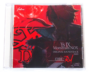 ■CD イースIX Ys Monstrum NOX オリジナルサウンドトラックミニ CODE:RED　　【cA】