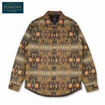 1円 SNB/PENDLETON ペンドルトン ジャガード CPOジャケット ハーディングタン RK491-16050/M/アウター/トップス/キルティング/アウトドア_画像1