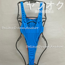 *新品*キャンギャル セクシー 超ハイレグ レオタード*バドガール*水着 ワンピース コスプレ レースクイーン グラビア モデル ロゴ プリント_画像2