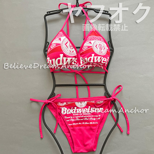 *新品*キャンギャル セクシートライアングル ビキニ*バドガール*水着*サーキット レースクイーン コスプレ グラビア 缶ビール アイドル