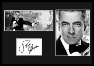 10種類!Rowan Atkinson/ローワン・アトキンソン/Mr. ビーン/Mr. Bean/サインプリント/証明書付きフレーム/BW/モノクロ/ディスプレイ (3-3W)