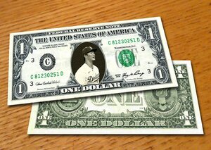 MLB ロサンゼルス・ドジャース 【 山本由伸 】プロ野球選手/本物米国公認1ドル札紙幣-6