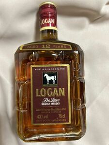 100円開始　LOGAN DELUXE ローガン デラックス スコッチ ウイスキー 750ml 43％ 未開封 古酒　AGED 12YEARS