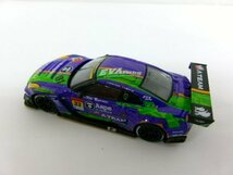 ポップレース ミニGT 1/64 ニッサン R35 GT-R AAPE × EVA レーシング 2019 #33 (6143-98)_画像6