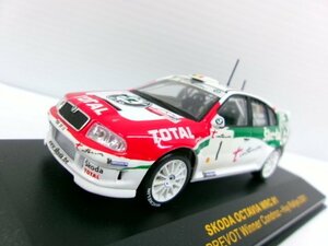 イクソ 1/43 シュコダ オクタビア WRC #1 Condroz-Huy Rallye winner 2001 B.THIRY (6144-128)