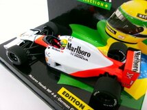 ミニチャンプス 1/43 マクラーレン ホンダ MP4/6 #1 ドイツGP 1991 ワールドチャンピオン A.セナ コレクション マルボロ仕様 (8179-513)_画像5