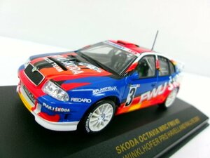 イクソ 1/43 シュコダ オクタビア WRC FWU #3 PRS Havelland Rallye 2001 U.Forkert (6144-134)