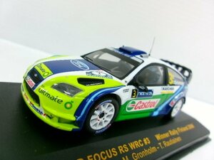 イクソ 1/43 フォード フォーカス RS WRC #3 フィンランドラリー 2006 ウィナー M.Gronholm (6144-138)