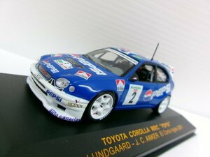 イクソ 1/43 トヨタ カローラ WRC #2 PEPSI El Corte Ingles 2001 H.LUNDGAARD (6144-154)