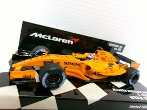 ミニチャンプス 1/43 マクラーレン メルセデス MP4-21 #3 INTERIM LIVERY 2006 K.ライコネン (8179-518)