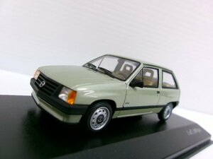 ミニチャンプス 1/43 オペル コルサ 1983 グリーンメタリック (1144-560)