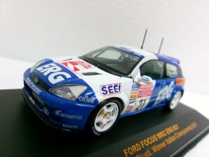 イクソ 1/43 フォード フォーカス RS WRC ERG #21 イタリアン チャンピオンシップ 2001 ウィナー P.Andreucci (6144-145)