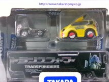 タカラトミー 株主優待限定セット 2011 レーシングトランスフォーマーVer.トランスフォーマー & チョロＱ ピカチュウカー未開封 (6144-174)_画像1